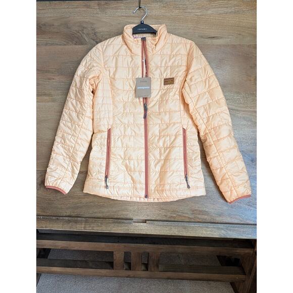 Patagonia Nano Puff Jacket Womens 2XS Sandy Milon Primaloft Long Sleeve Full Zip - Picture 1 of 4